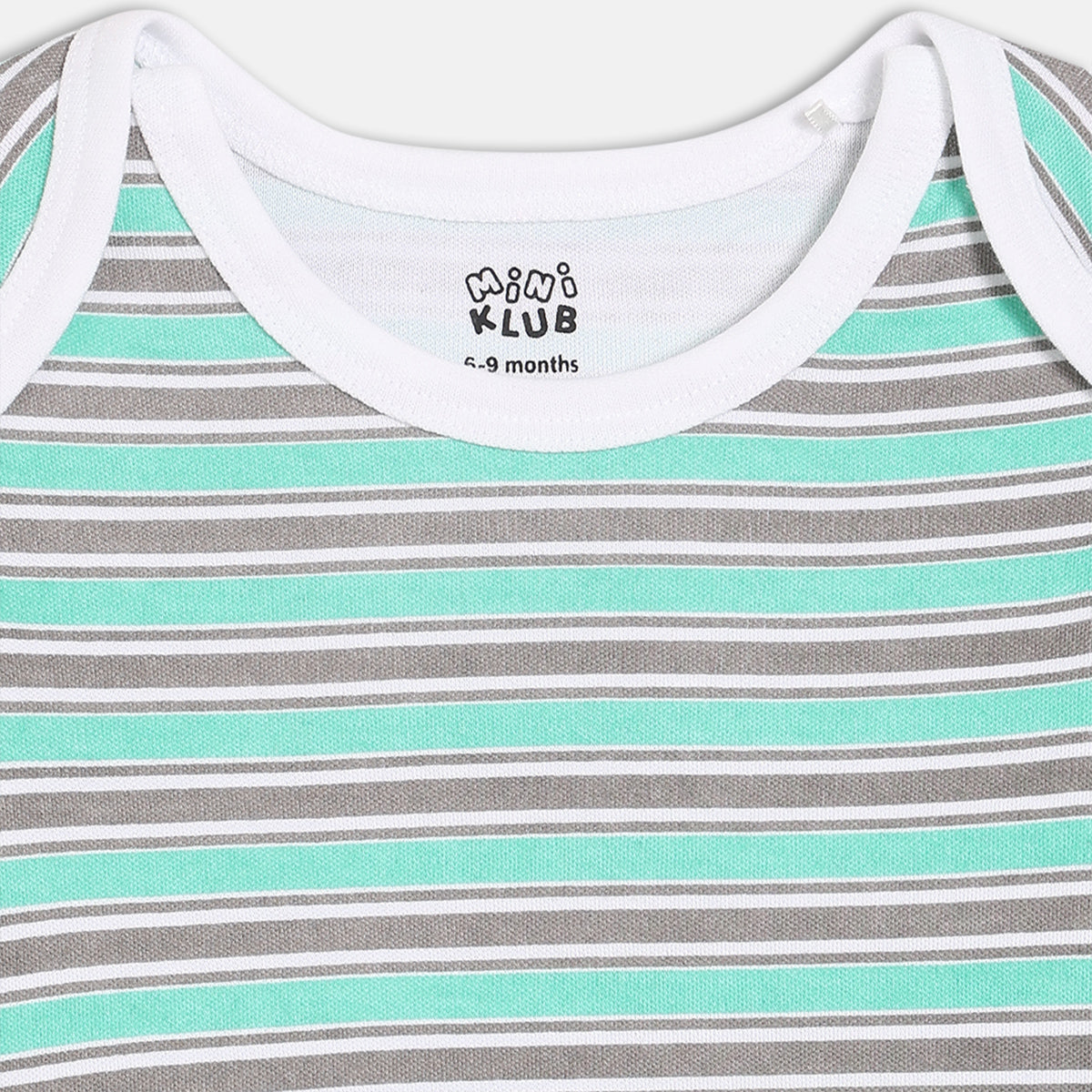 Boys Pack Of 3 Envelop Neck Short Sleeve Body Suit - Multi