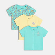 Boys Multi Front Open Short  Sleeve Front Open Vest