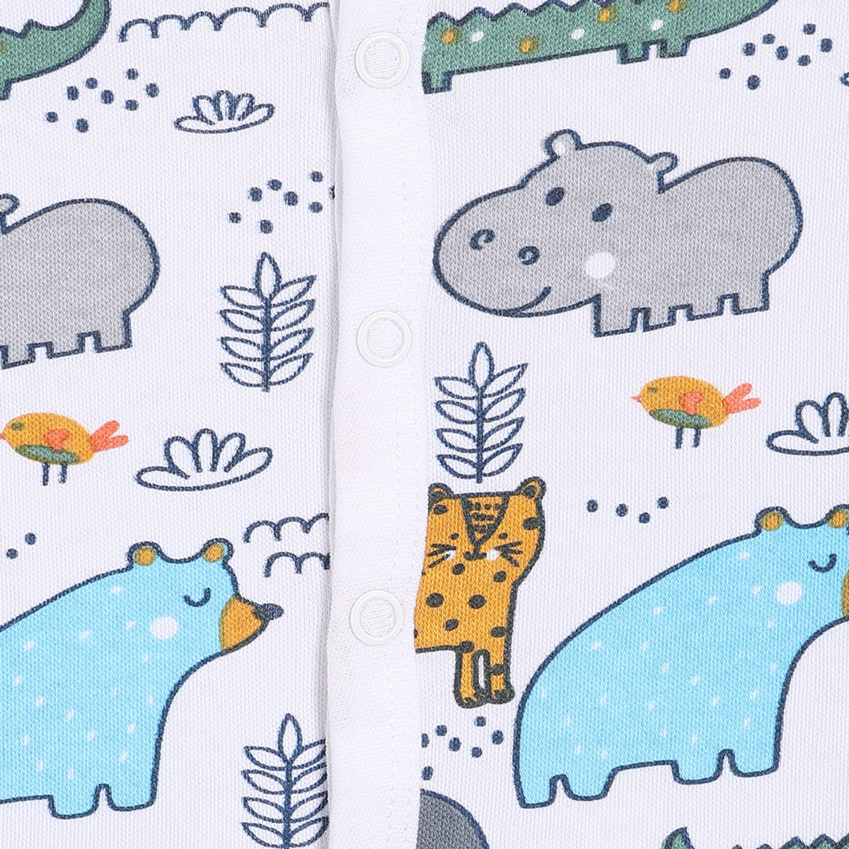 Boys Pack Of 3 Front Open Full Sleeve Front Open Vest - Multi