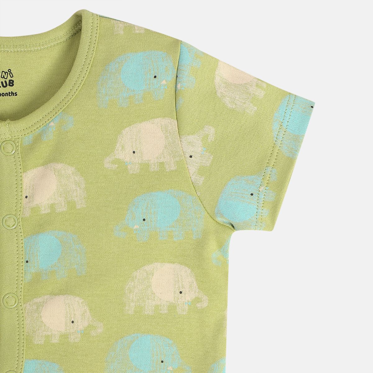 Boys Green Front Open Vest