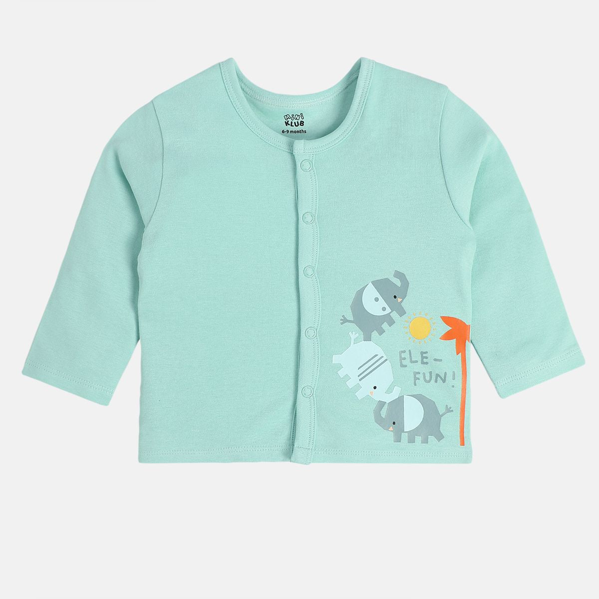 Boys Green Front Open Vest