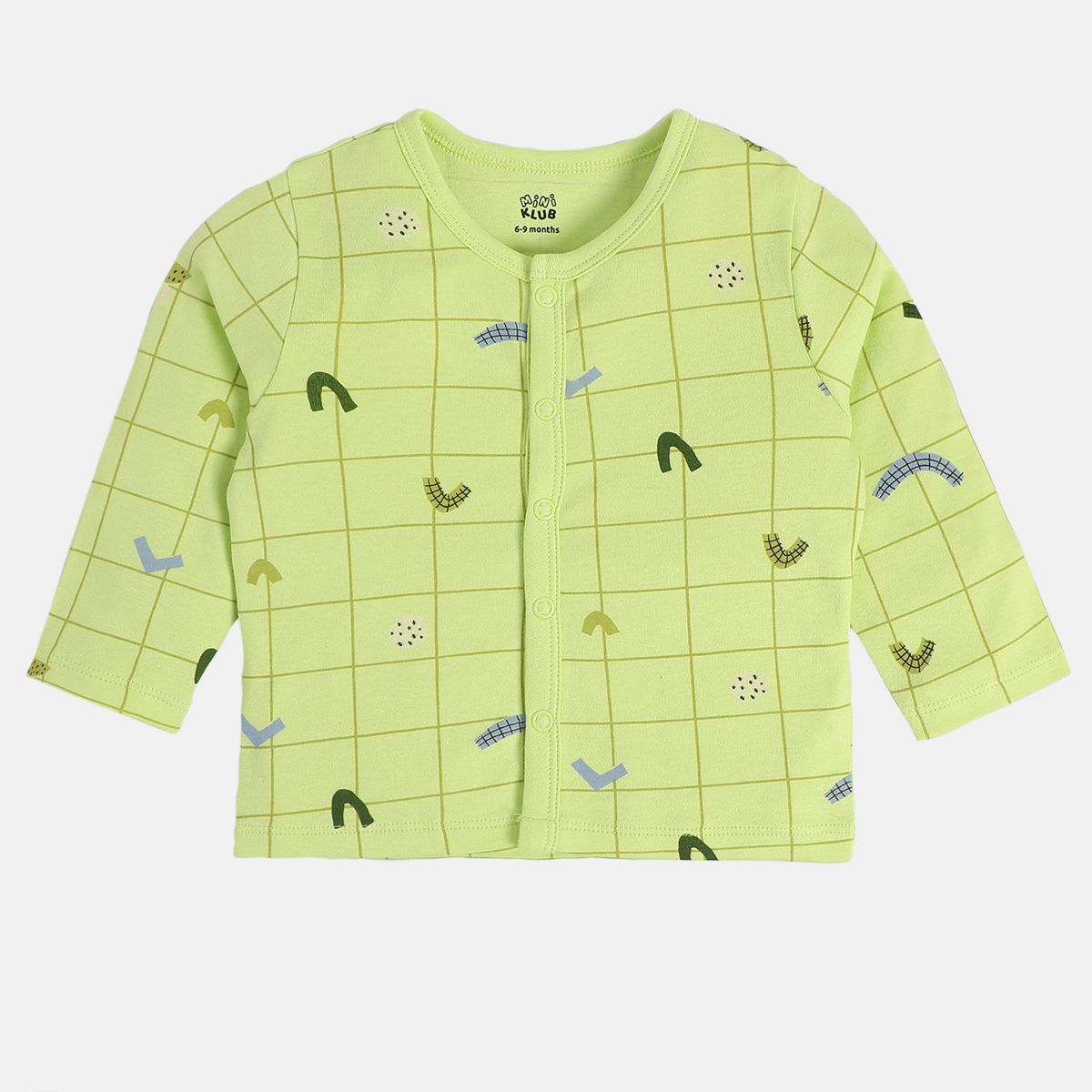 Boys Green Front Open Vest