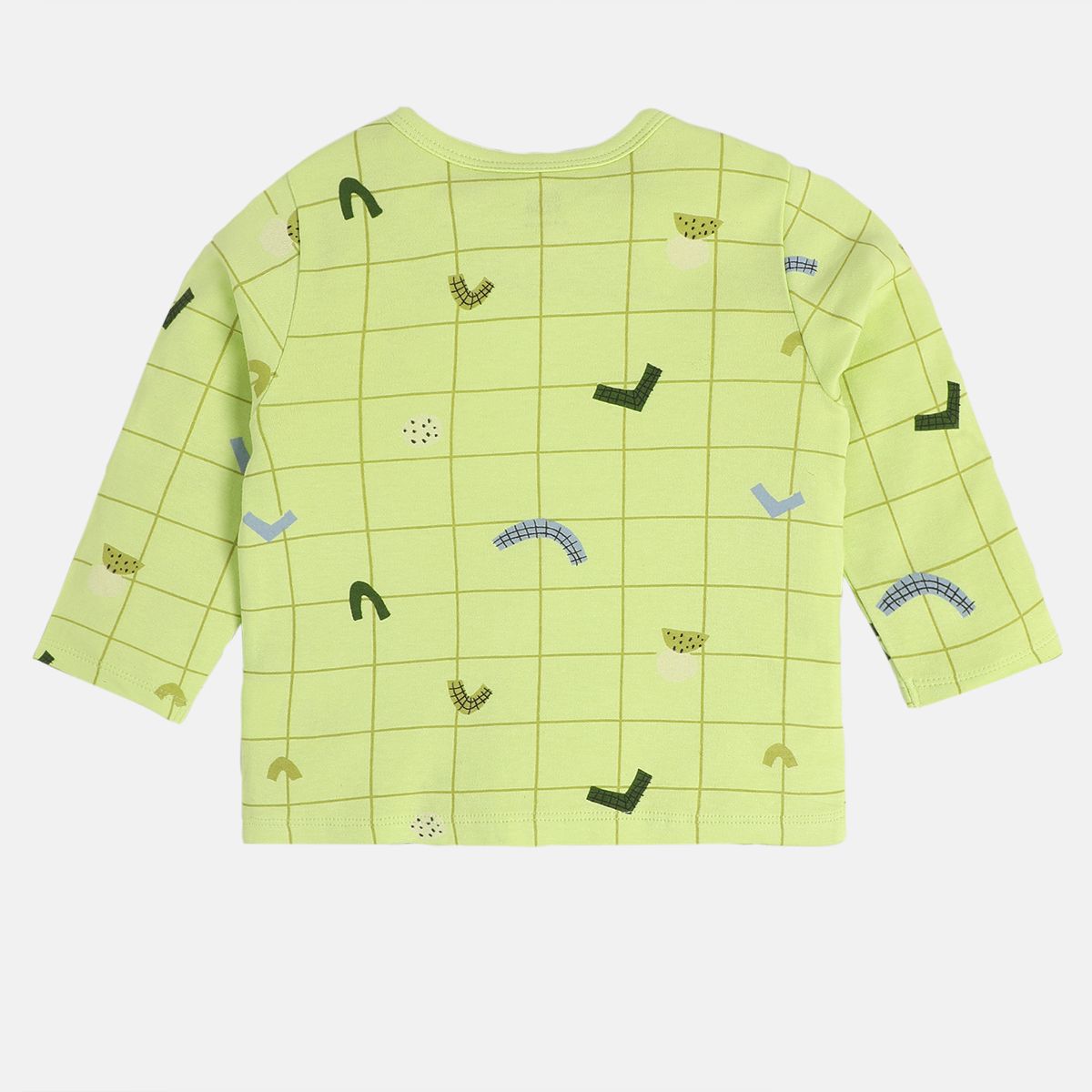 Boys Green Front Open Vest