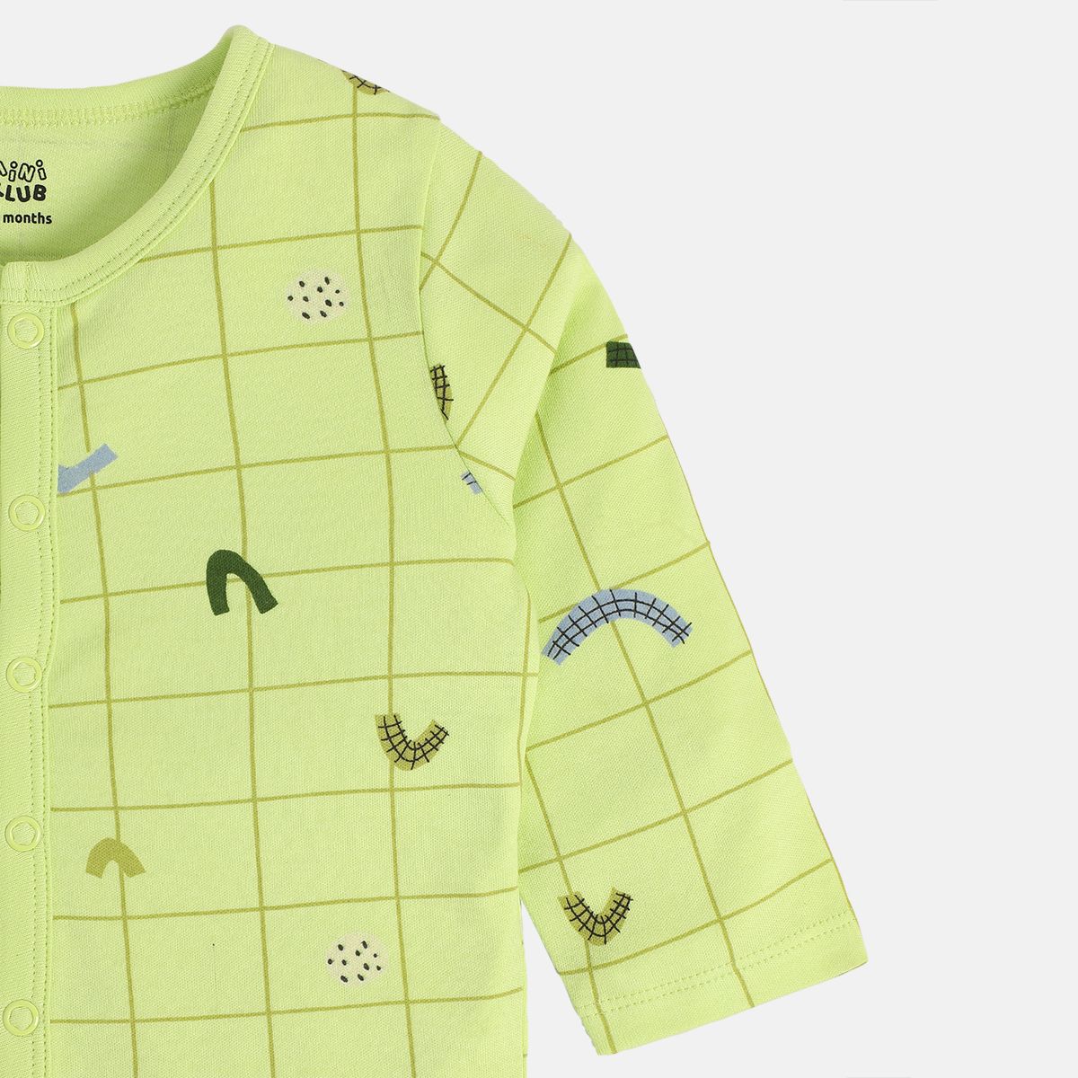 Boys Green Front Open Vest