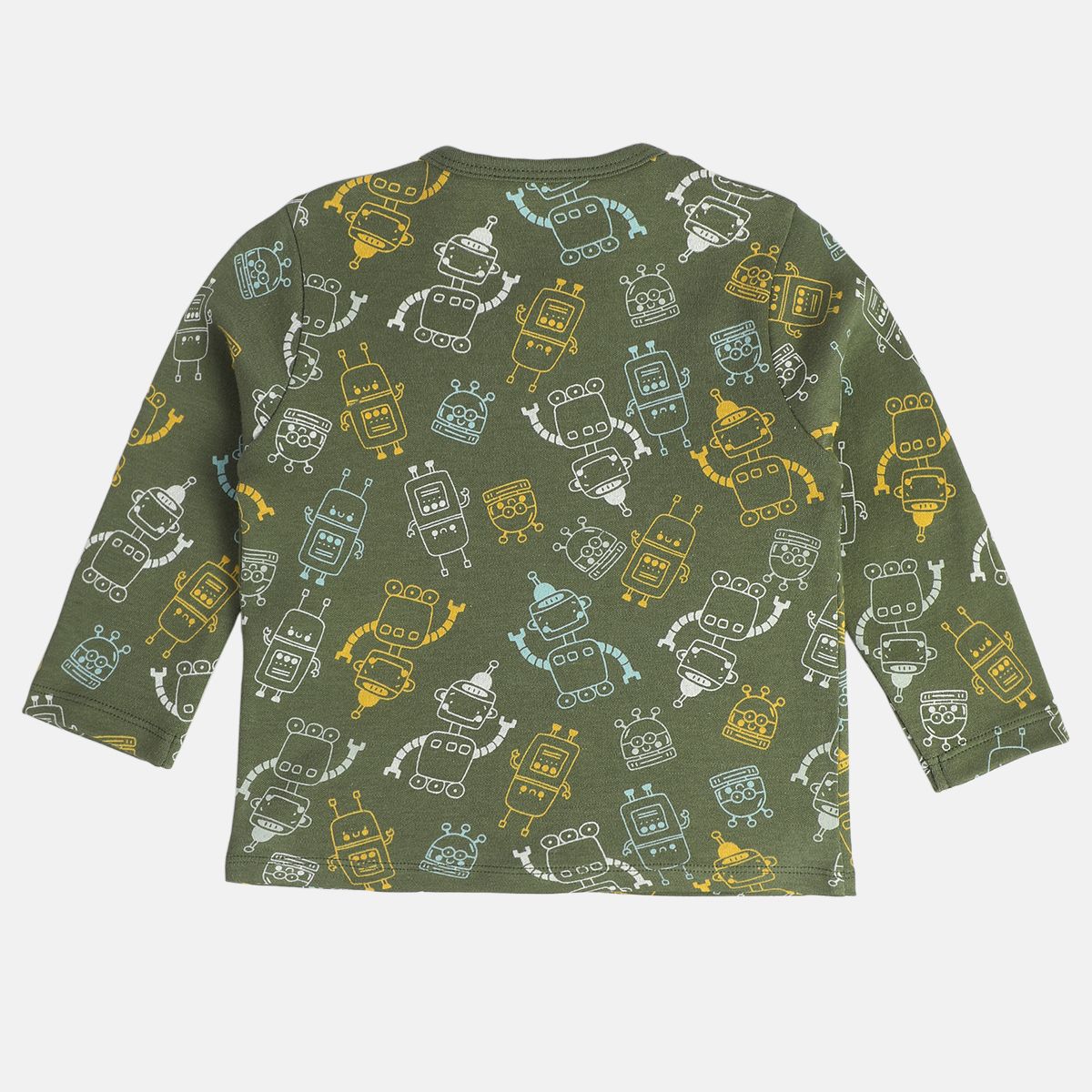 Boys Green Front Open Vest