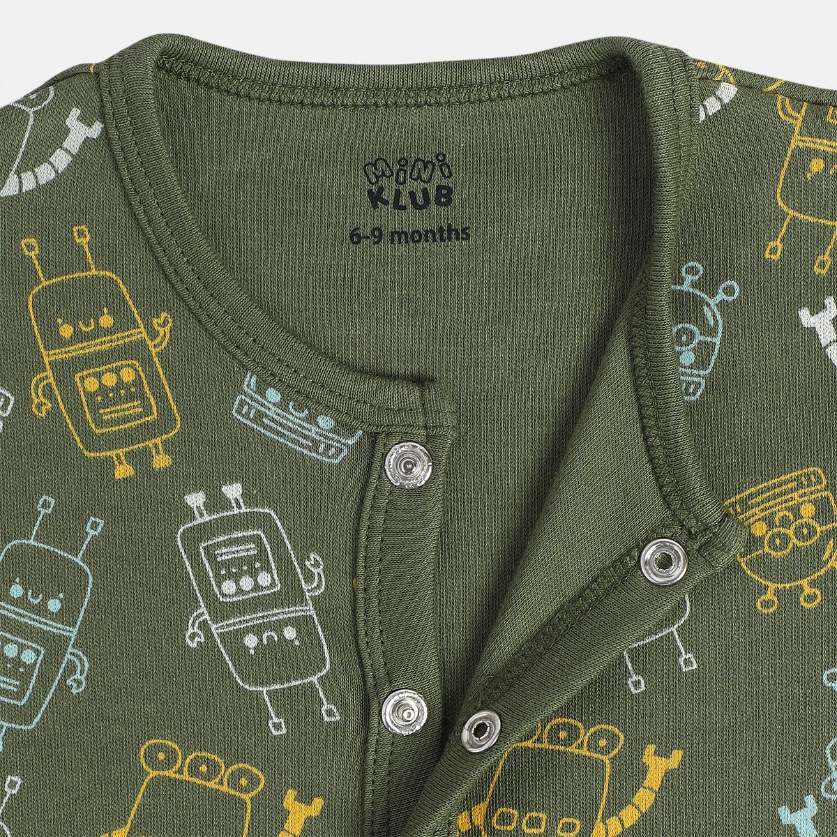 Boys Green Front Open Vest