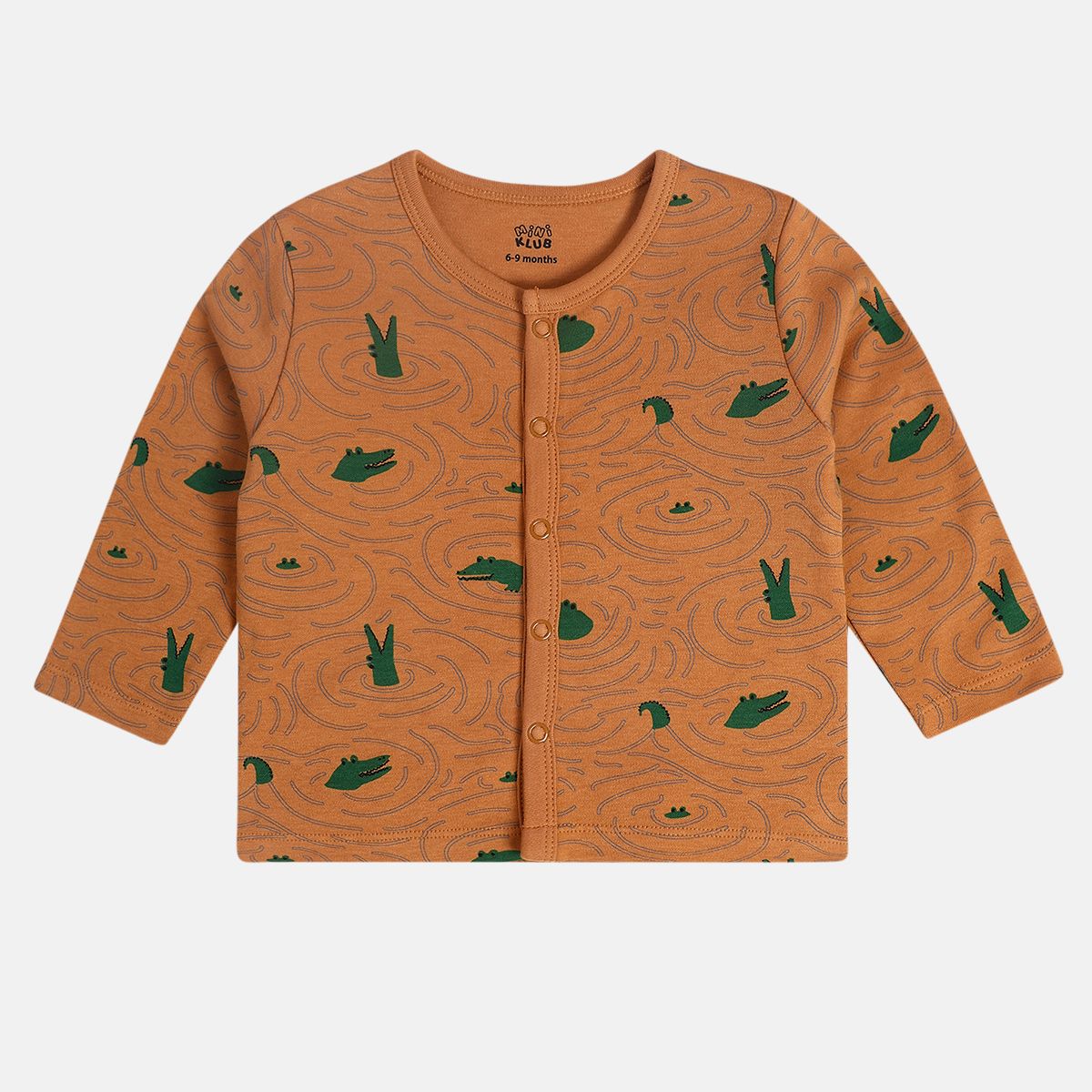 Boys Brown Front Open Vest