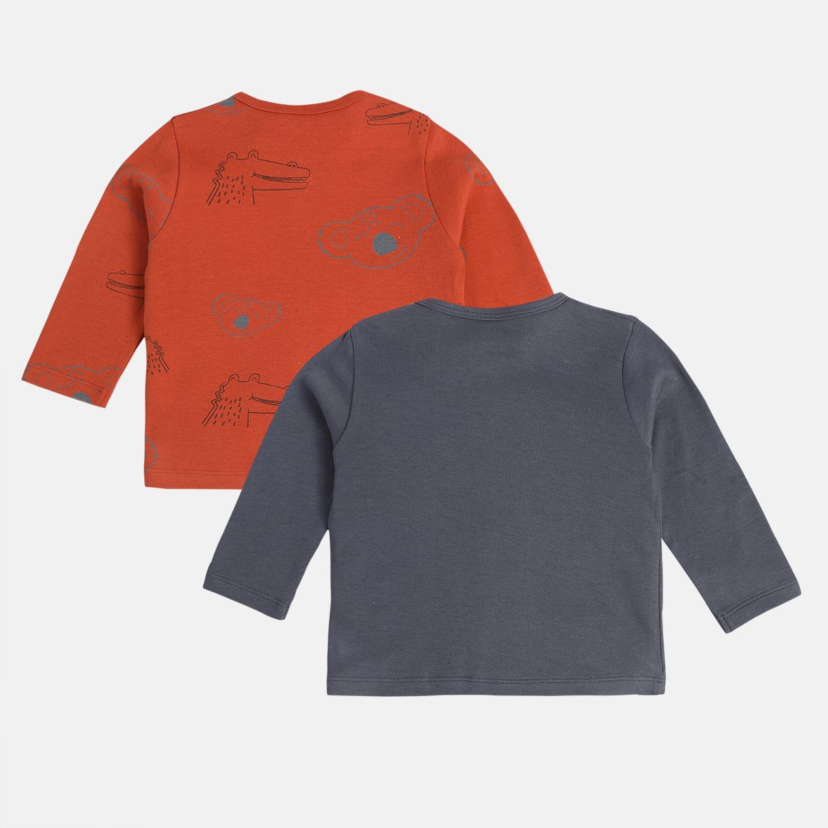 Boys Red Front Open Vest