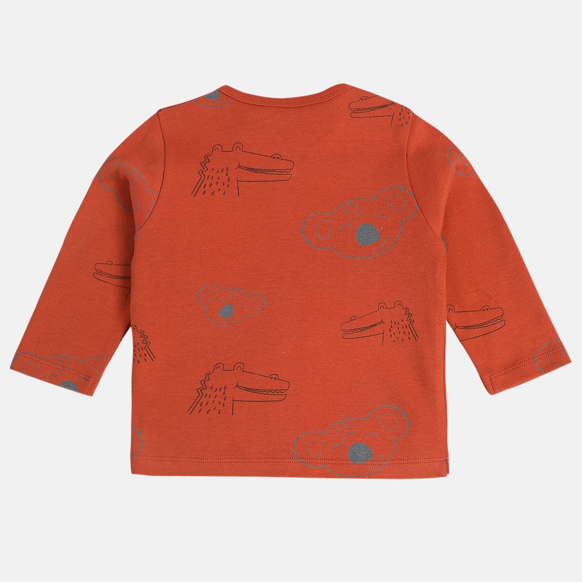 Boys Red Front Open Vest