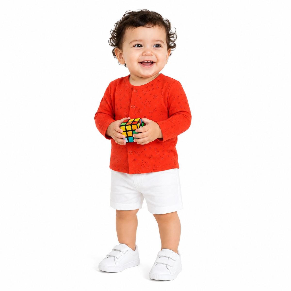 Baby boys Multicolor Cotton Pack of 2 Front Open Vest Casual Wear