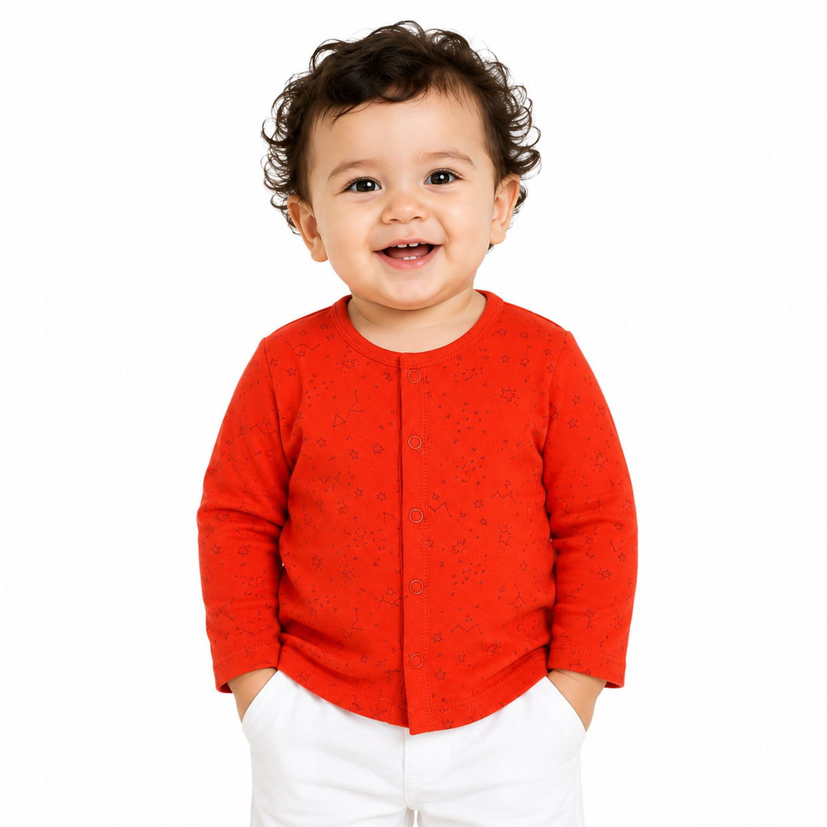 Baby boys Multicolor Cotton Pack of 2 Front Open Vest Casual Wear