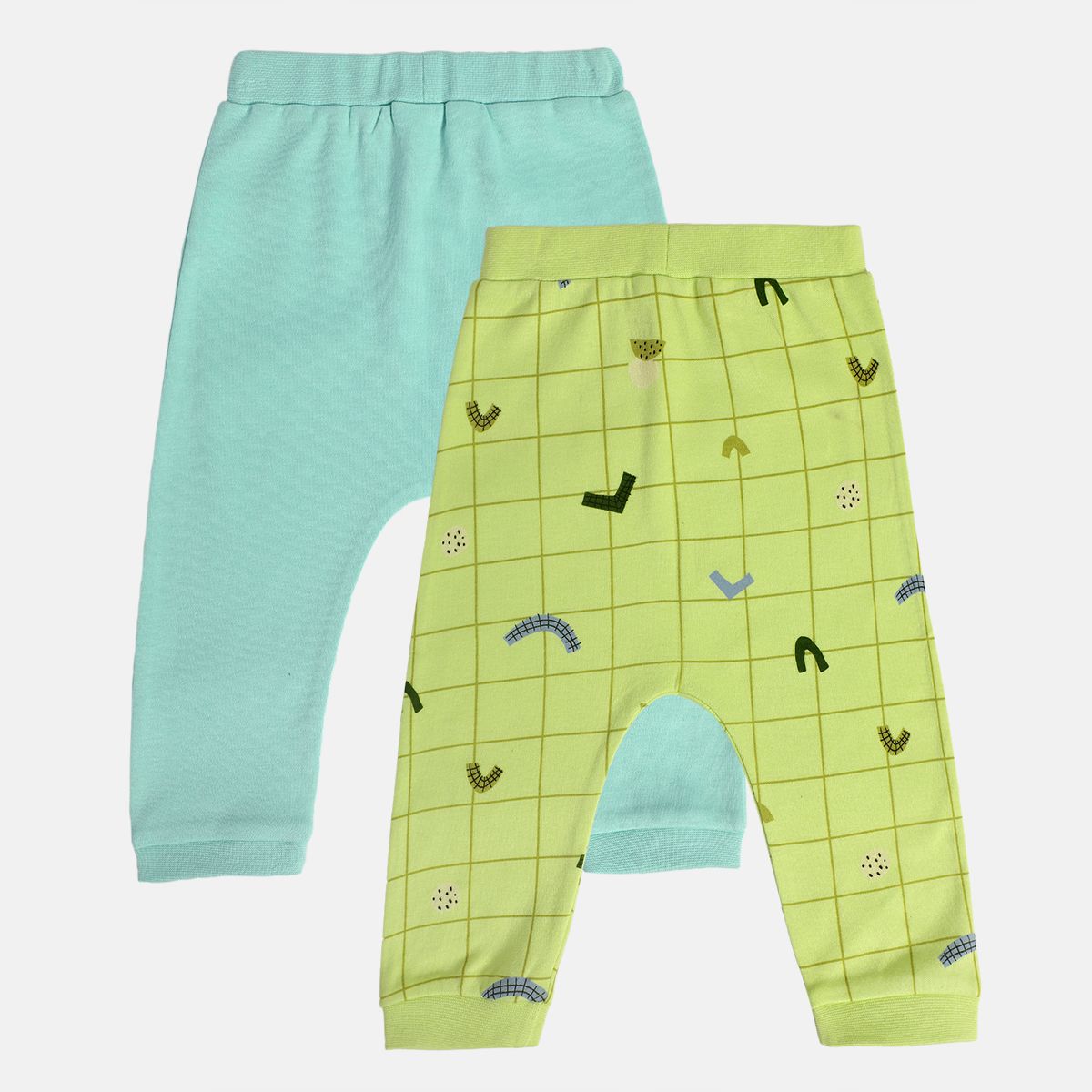 Boys Green Knit Bottom