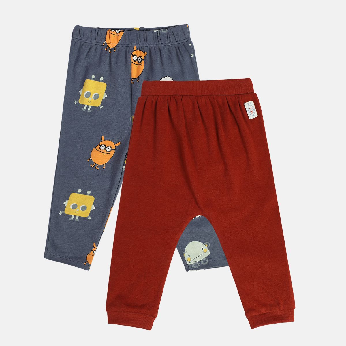 Boys Grey  Knit Bottom