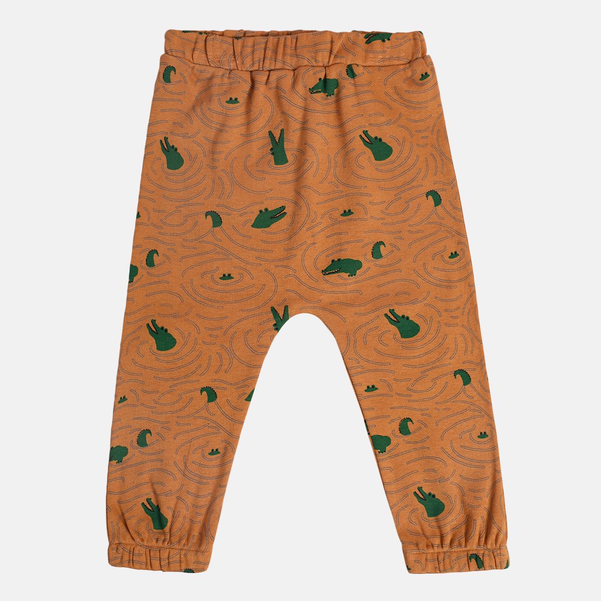 Boys Brown Knit Bottom