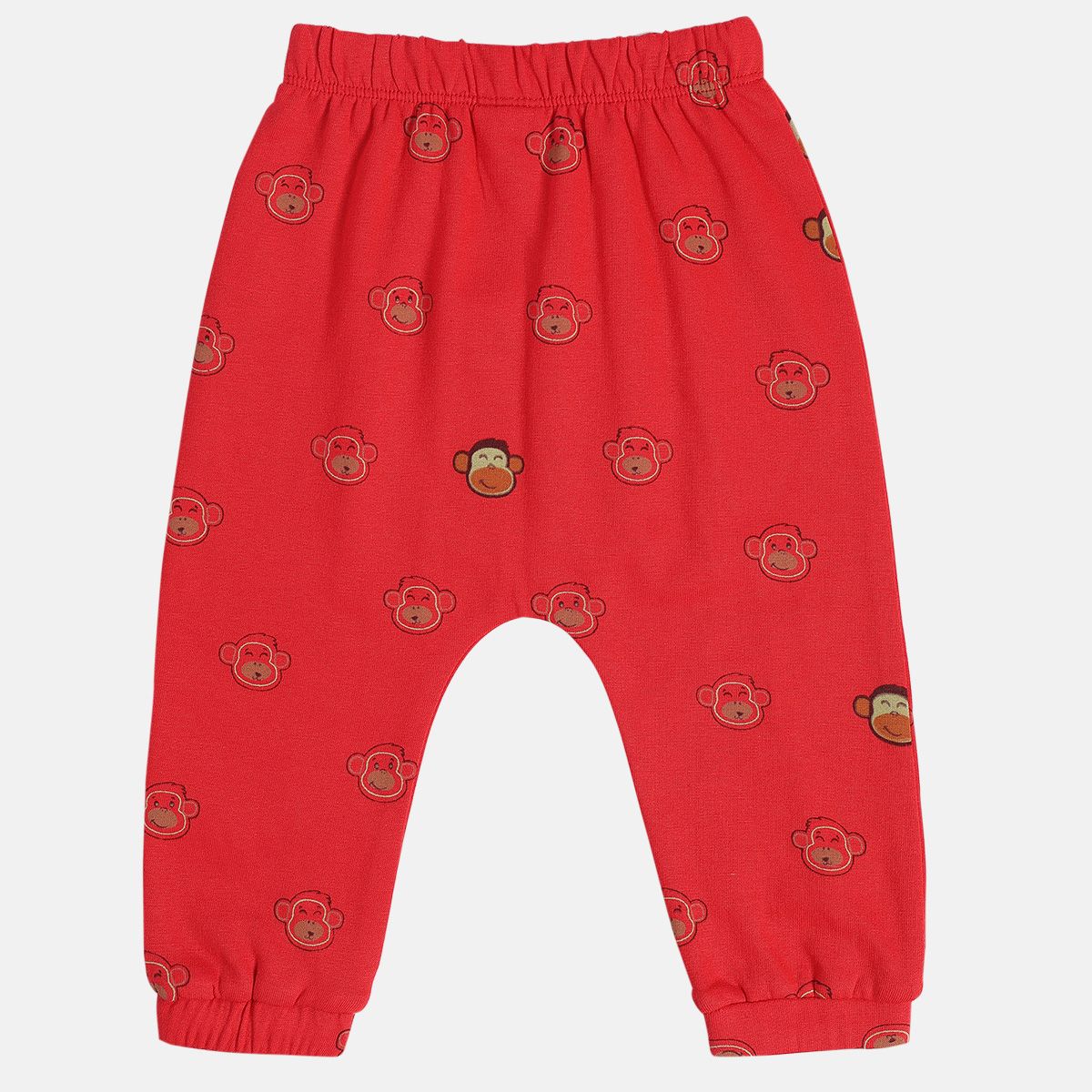 Boys Red/Green Knit Bottom (Pack Of 2)