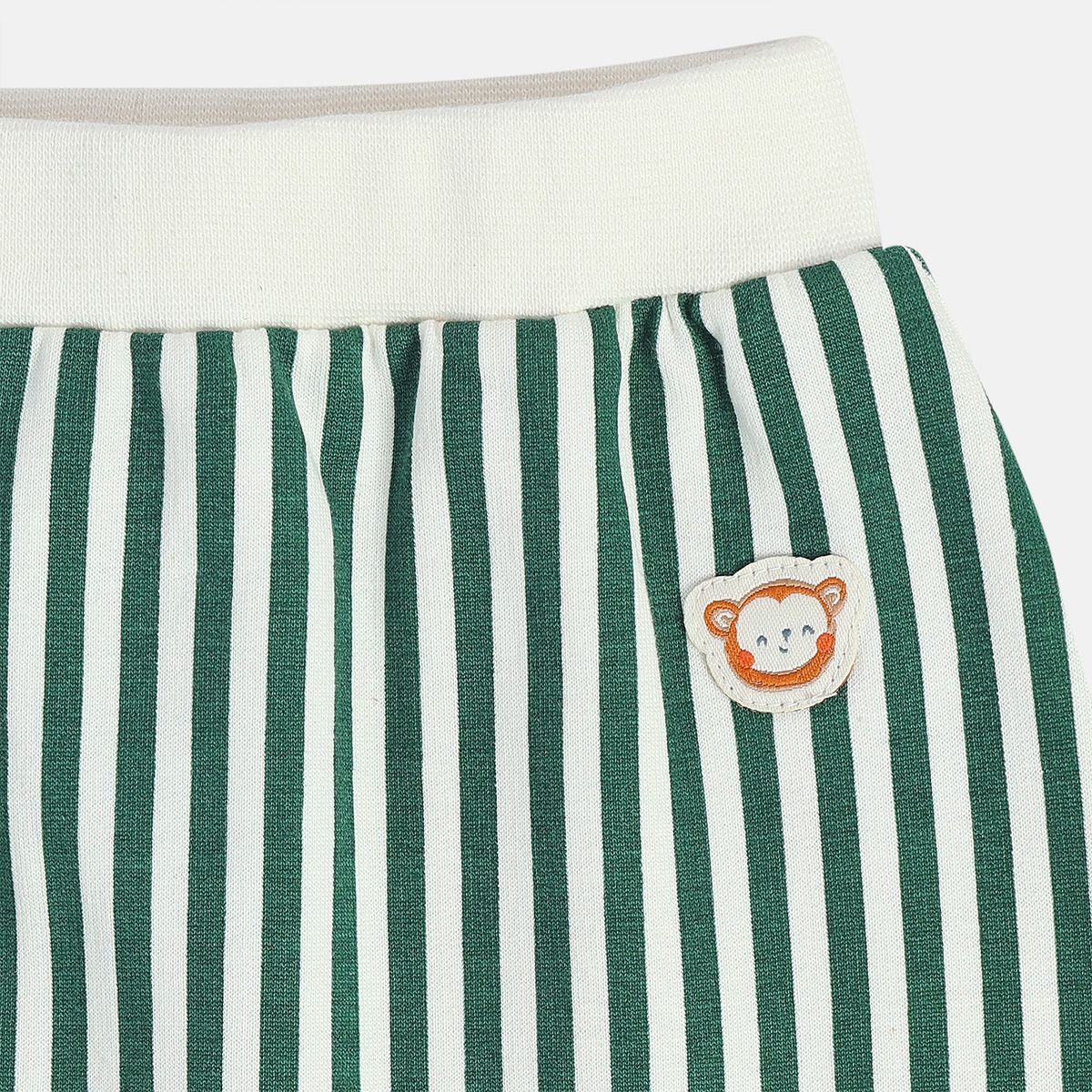 Boys Red/Green Knit Bottom (Pack Of 2)