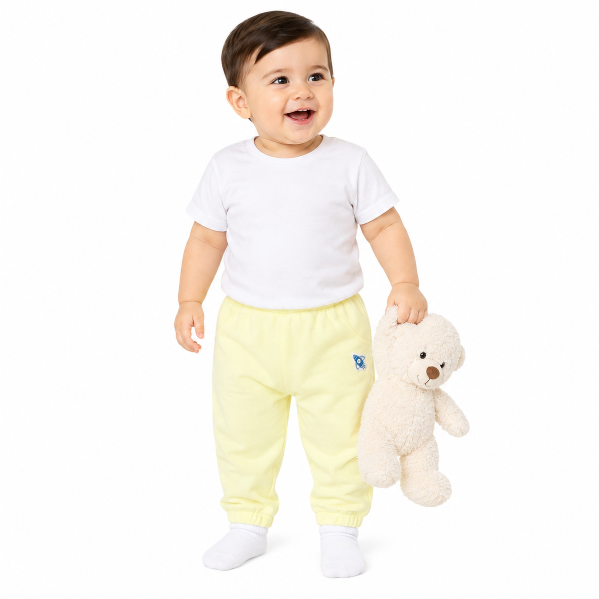 Boys Multicolor Pack Of 2 Knit Bottom