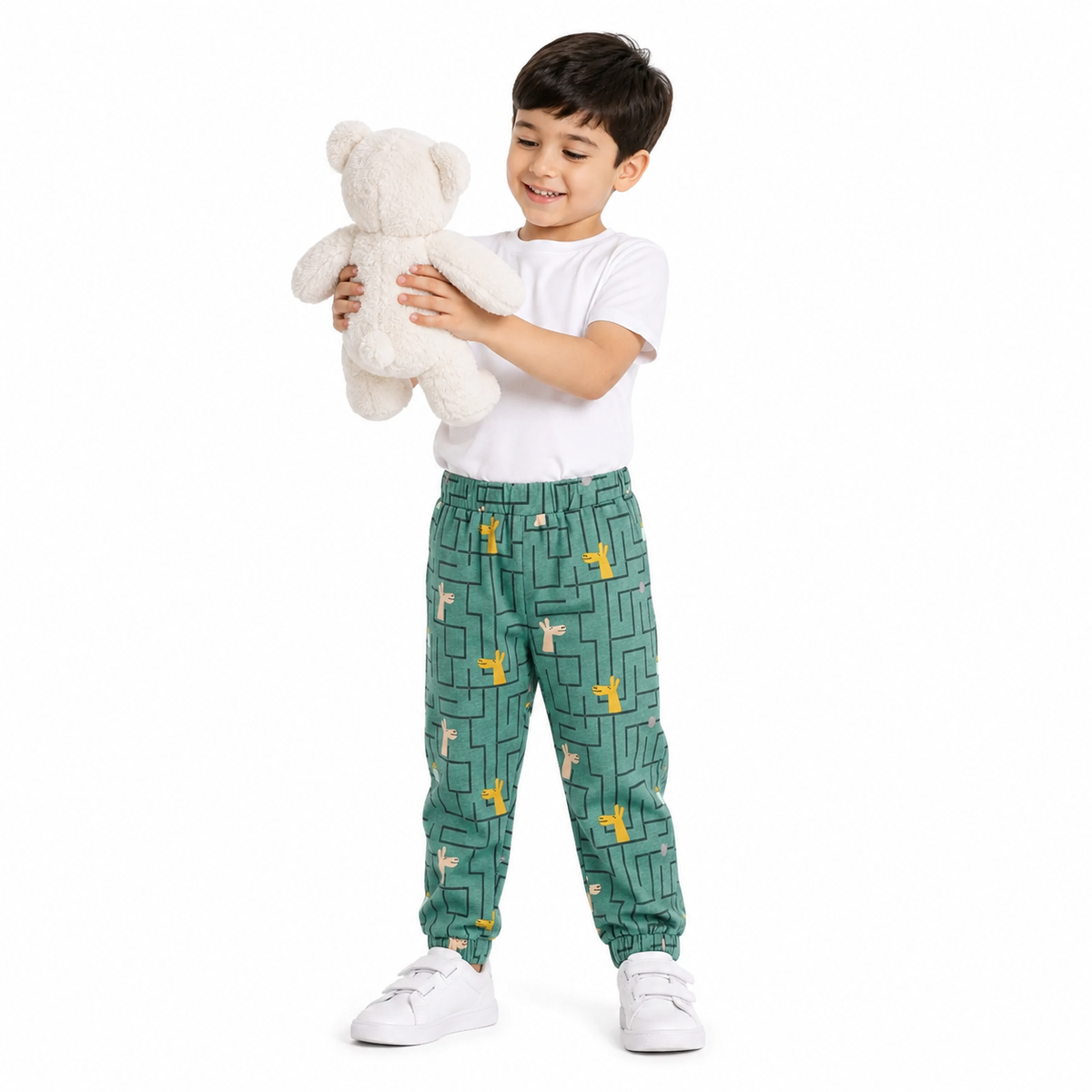 Boys Multicolor Pack Of 2 Knit Bottom