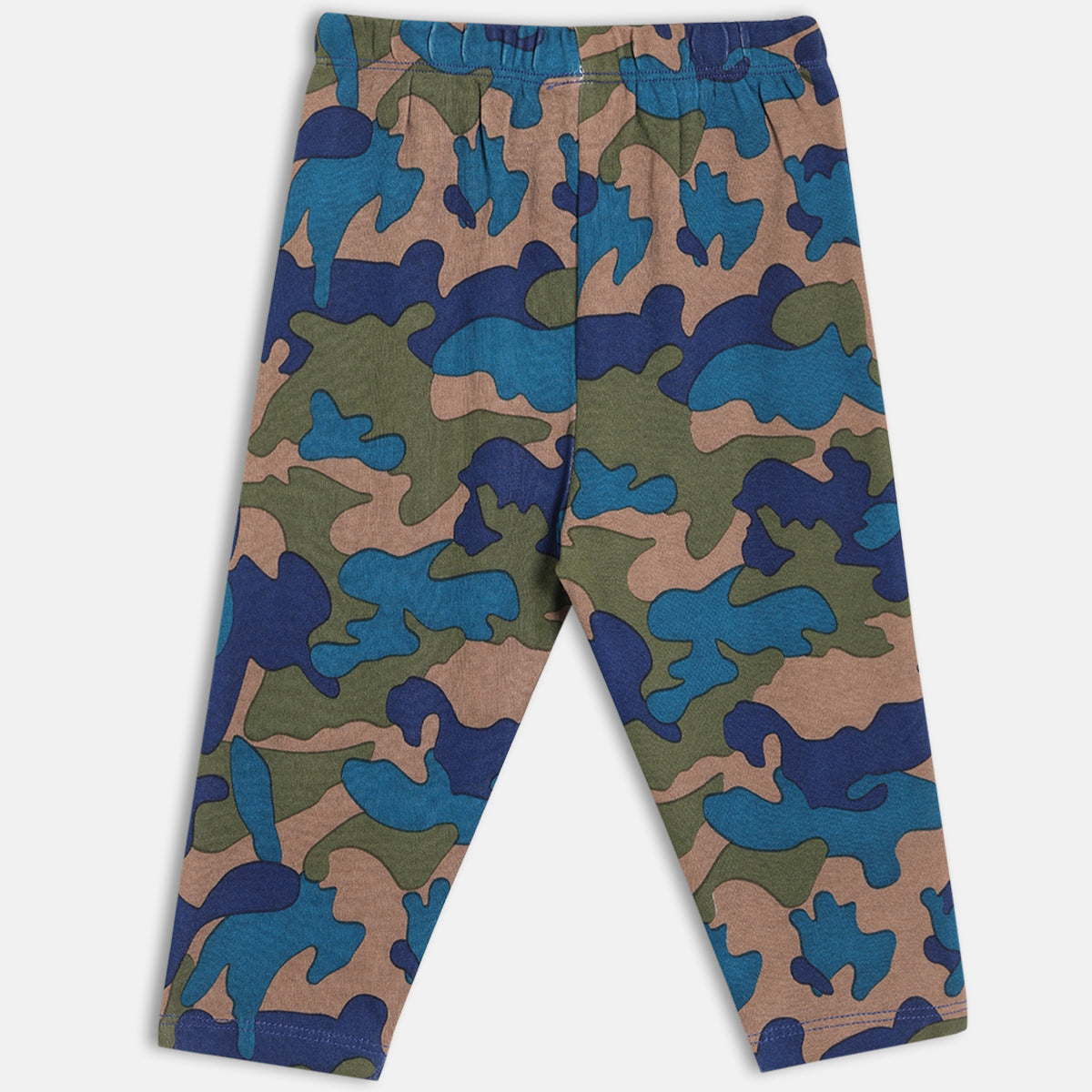 Boys Pack Of 3 Elasticated Ankle Length Knit Bottom - Multi