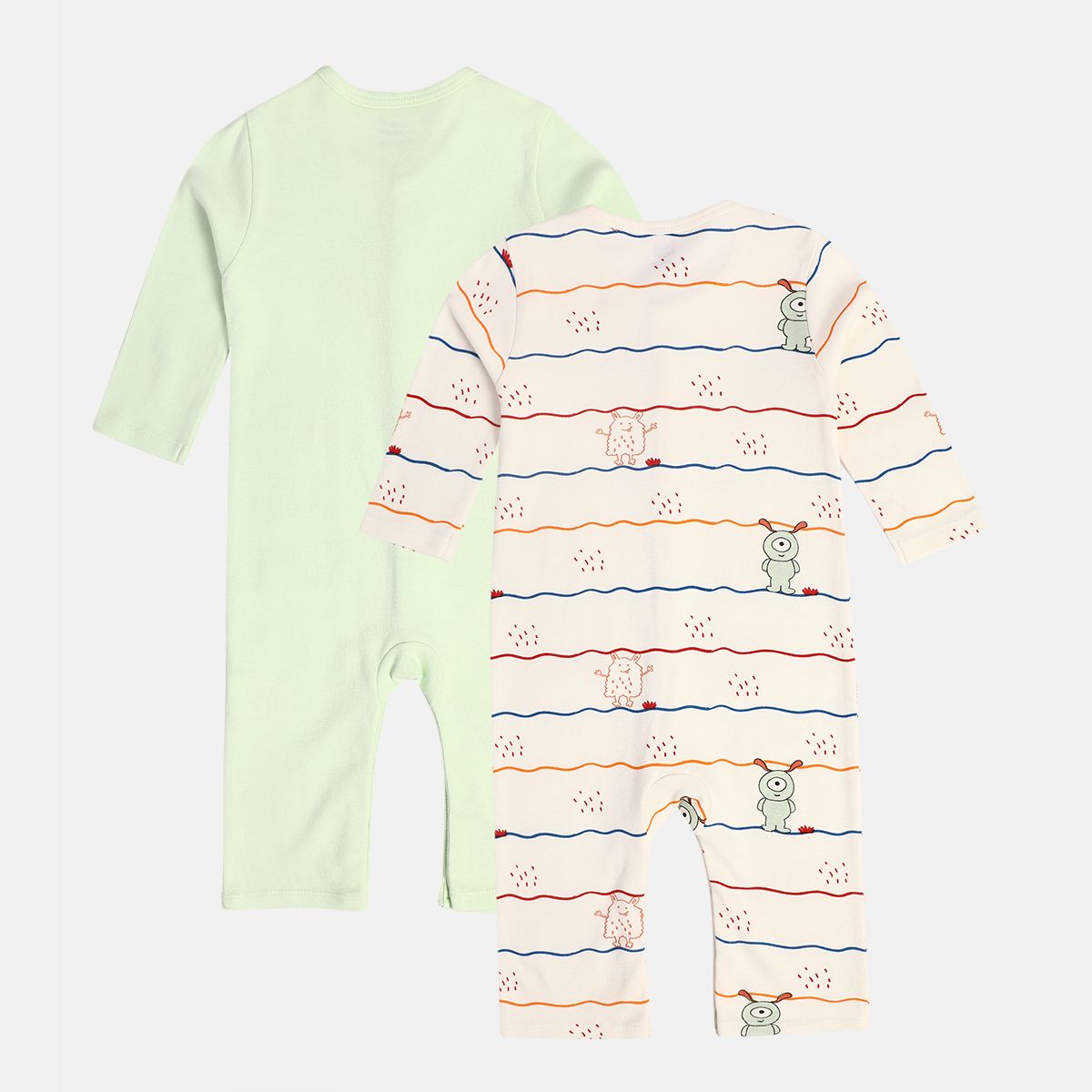 Boys Green Romper