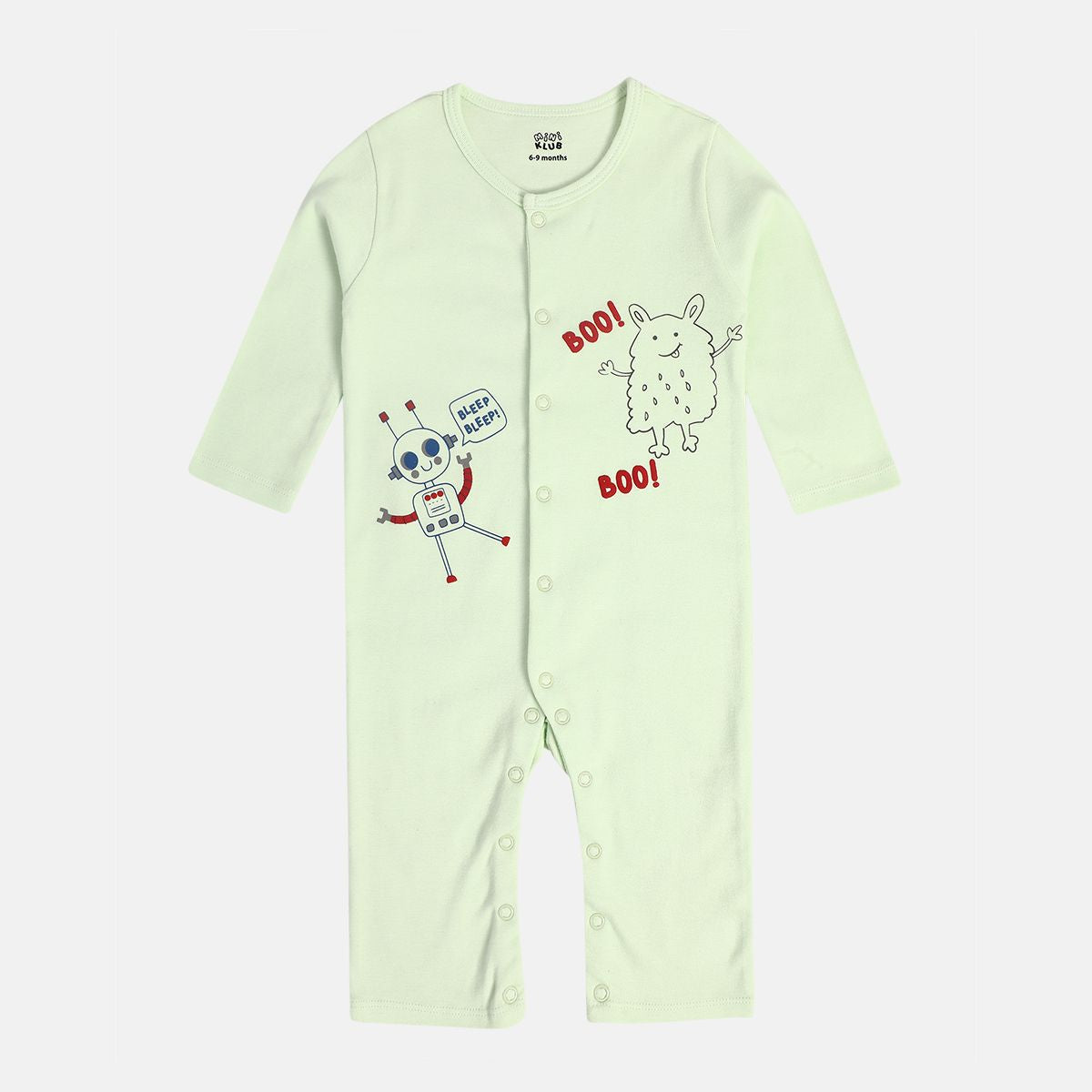 Boys Green Romper