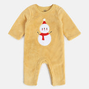 Boys Yellow Full Sleeve Romper