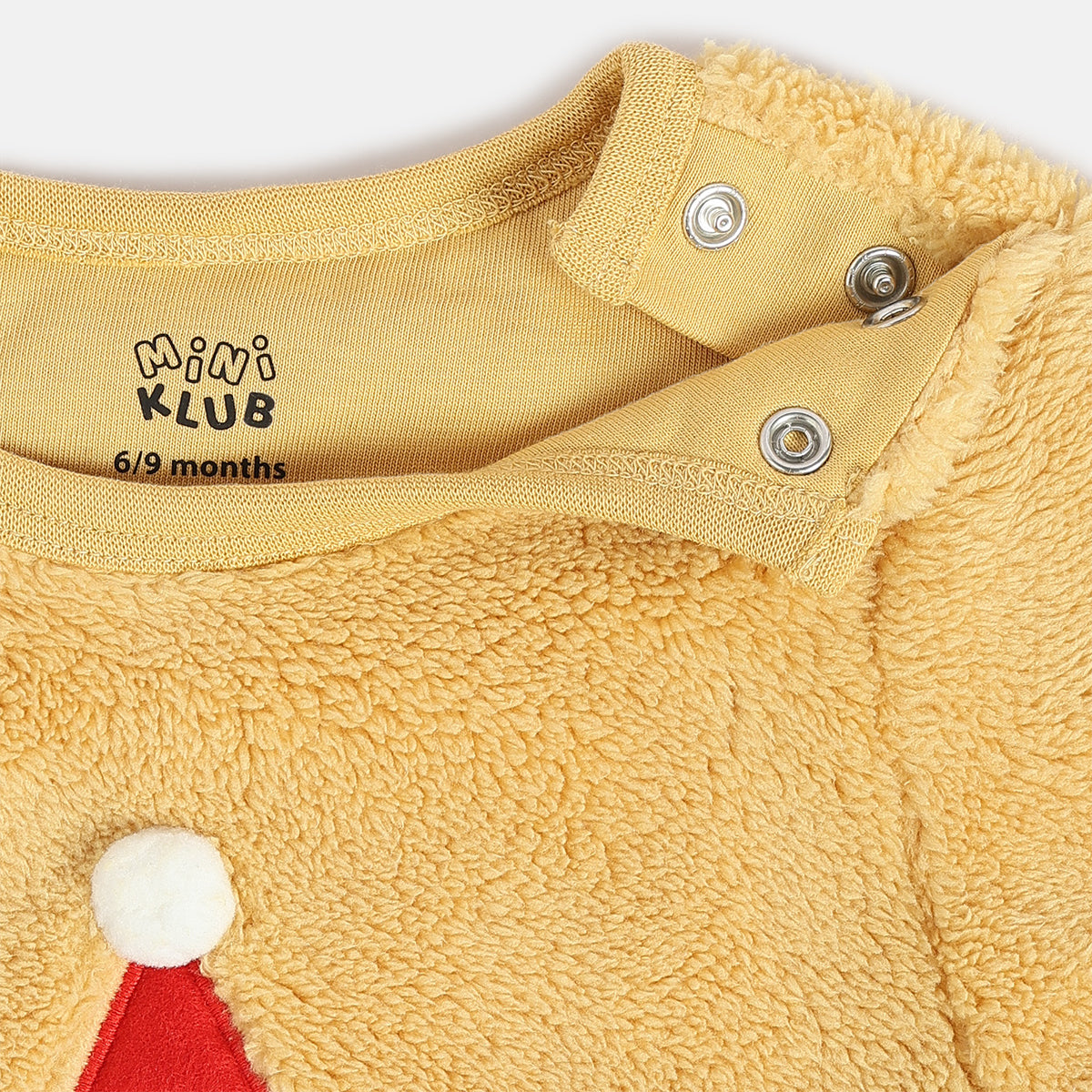 Boys Yellow Full Sleeve Romper