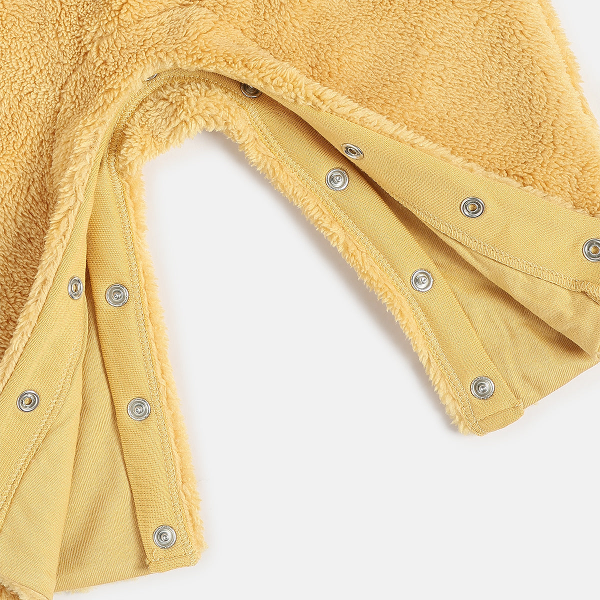 Boys Yellow Full Sleeve Romper