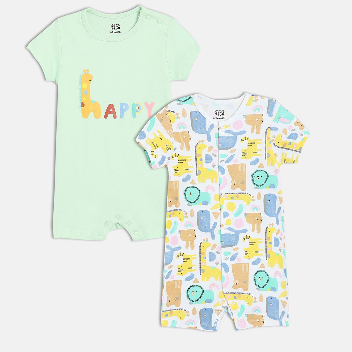 Boys Mint Green  Romper