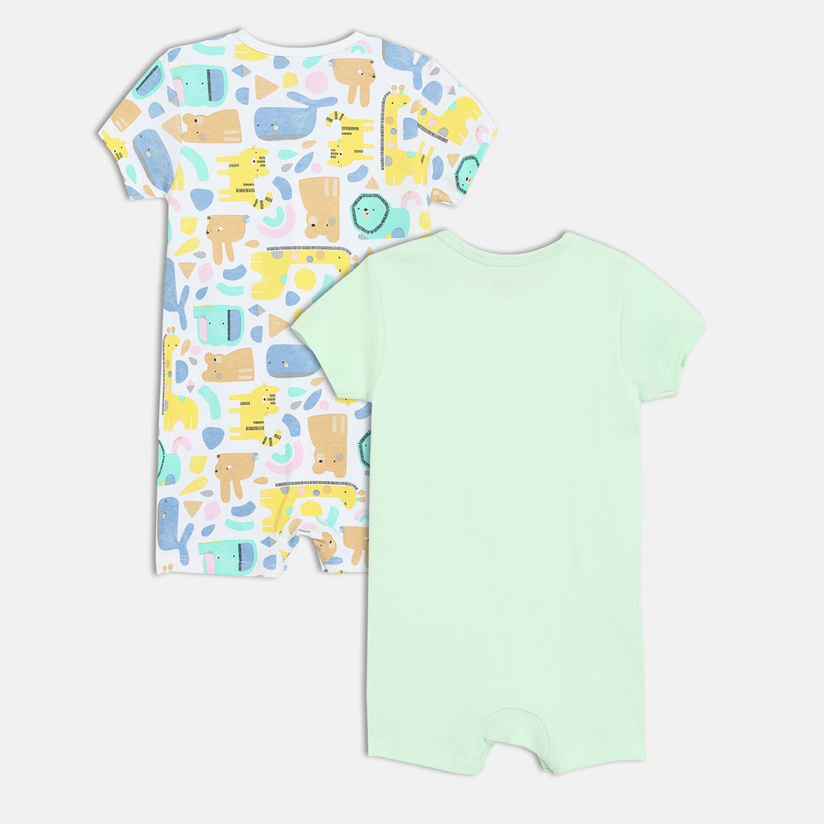 Boys Mint Green  Romper