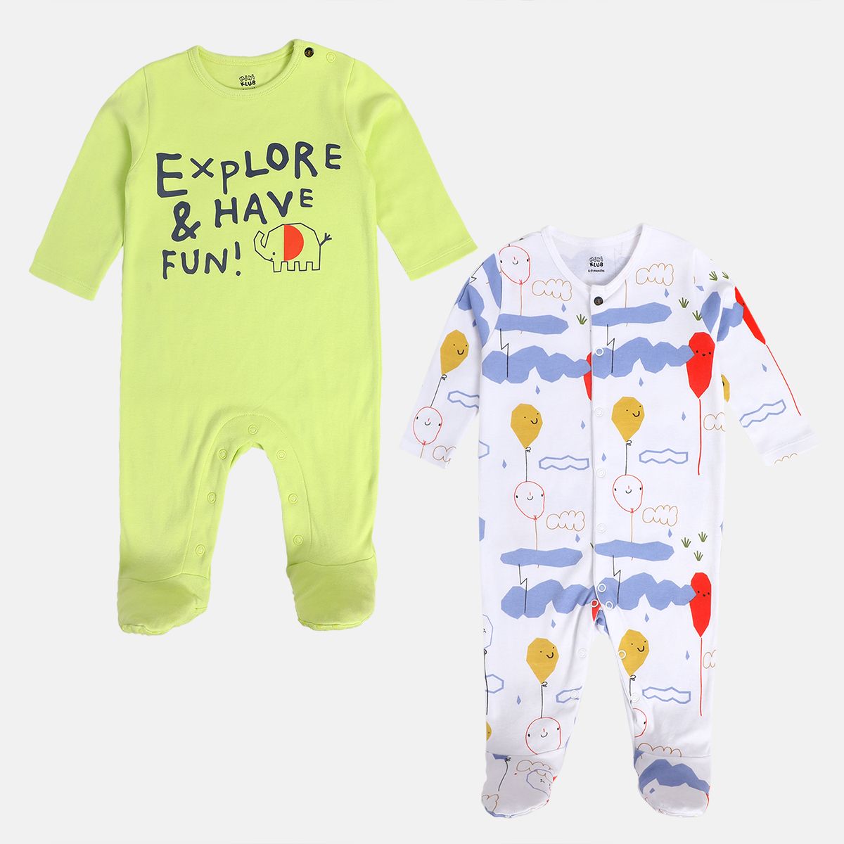 Boys Green Sleep Suit