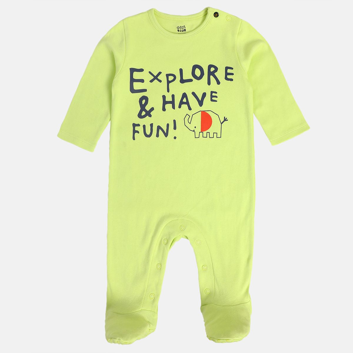 Boys Green Sleep Suit