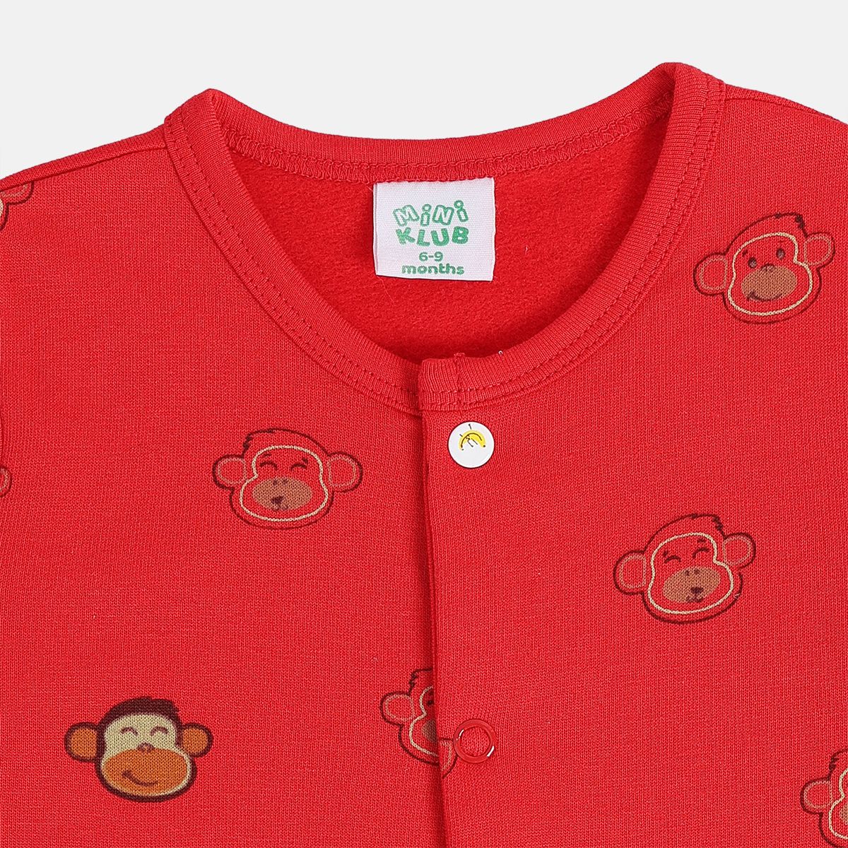 Boys Red/Marshmallow Sleep Suit (Pack Of 2)