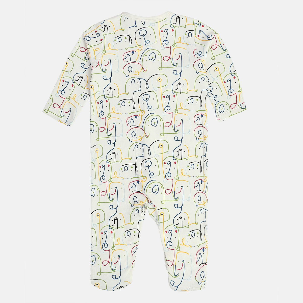Boys Red/Marshmallow Sleep Suit (Pack Of 2)