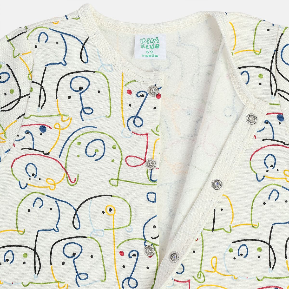 Boys Red/Marshmallow Sleep Suit (Pack Of 2)