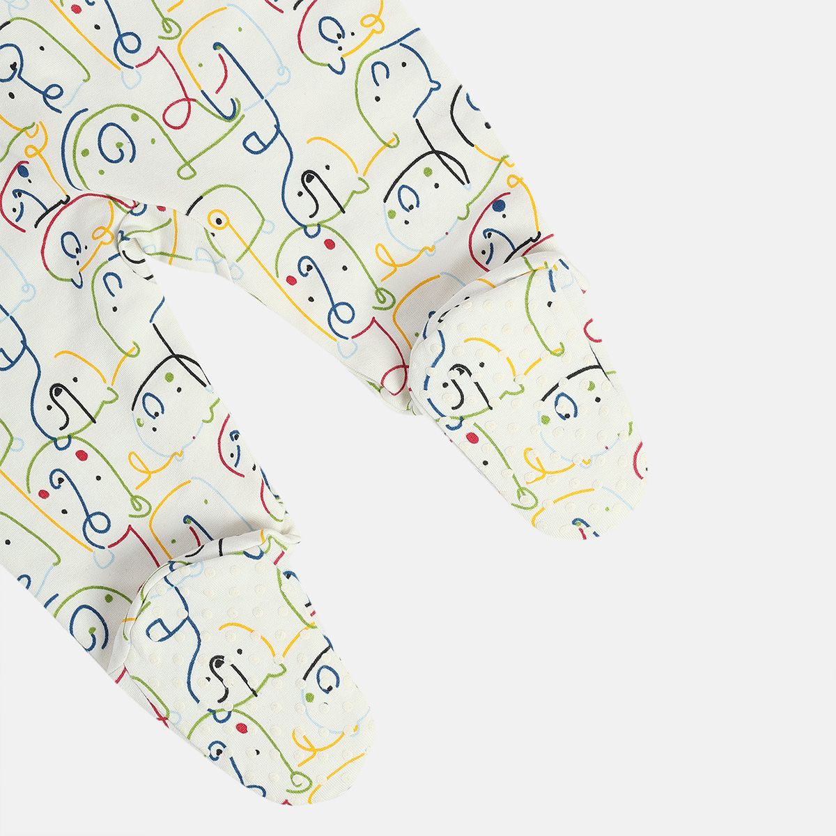 Boys Red/Marshmallow Sleep Suit (Pack Of 2)