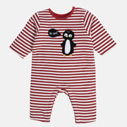 Boys Red Romper