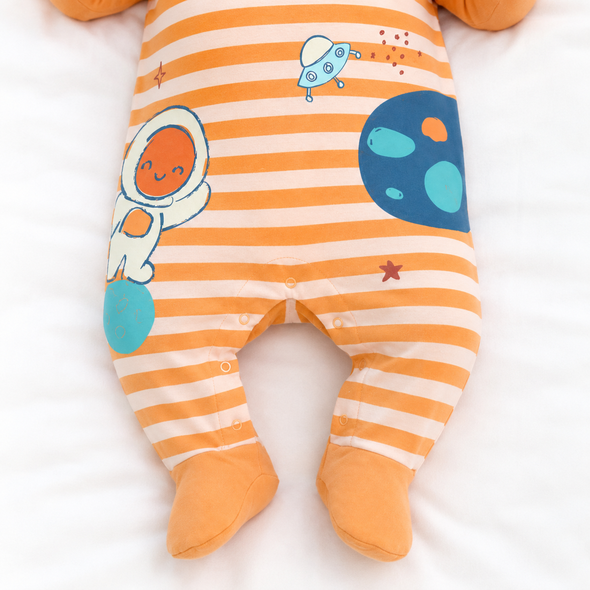 Baby boys Multicolor Cotton Pack of 2 Sleep Suit Casual Wear