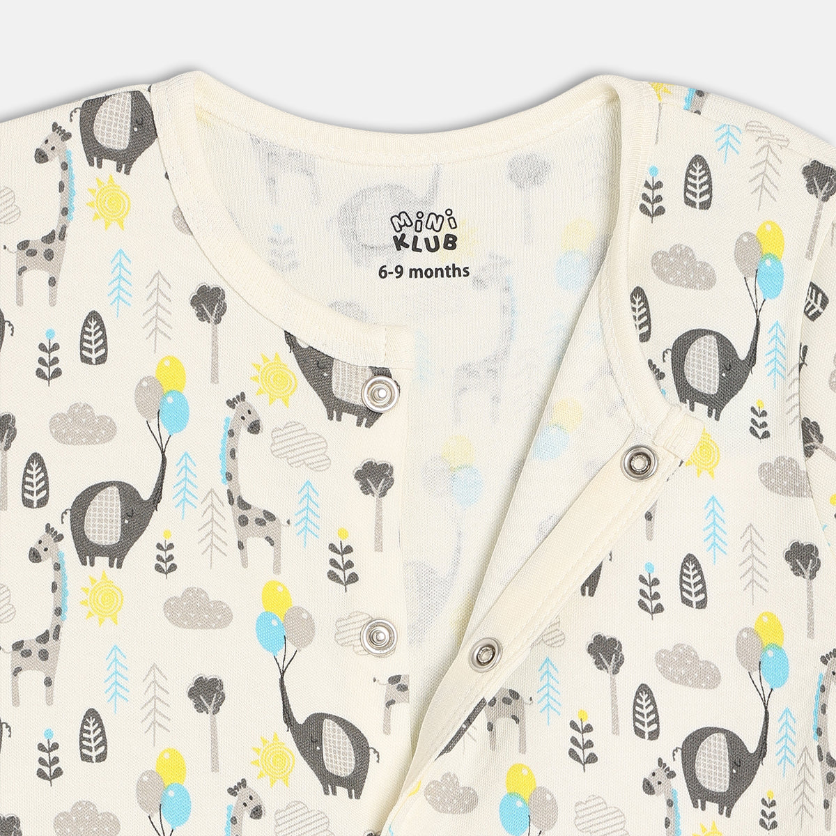 Boys Multi Long Sleeve Sleep Suit