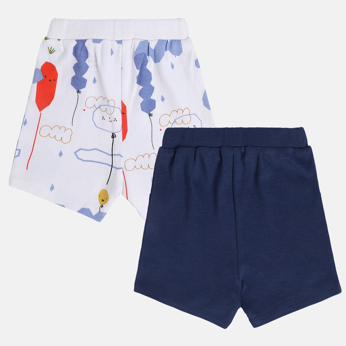 Boys Multicolor Pack Of 2 Shorts