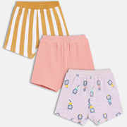 Boys Pack Of 3 Shorts - Multi