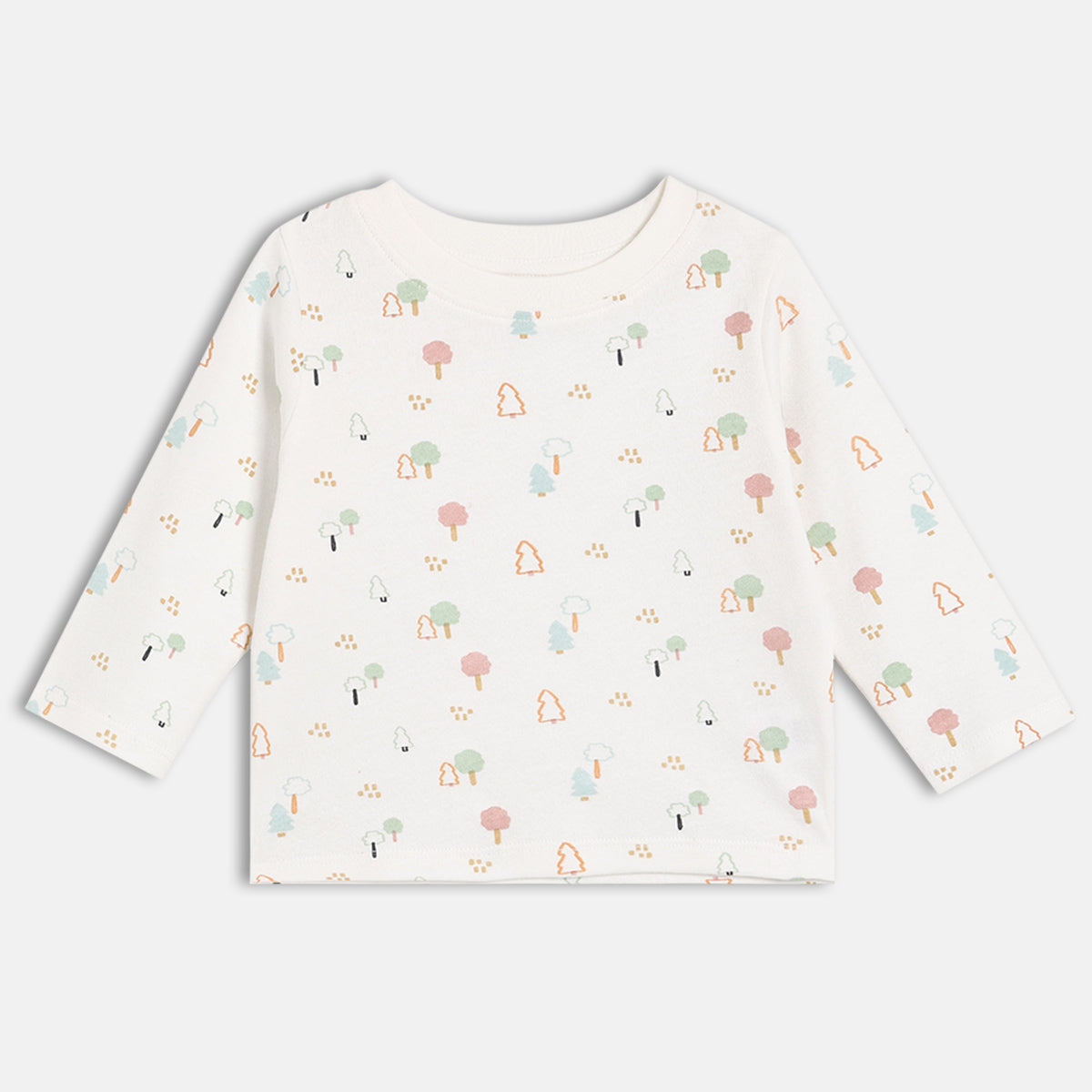 Boys Pack Of 3 Round Neck Full Sleeve T-Shirt - Multi