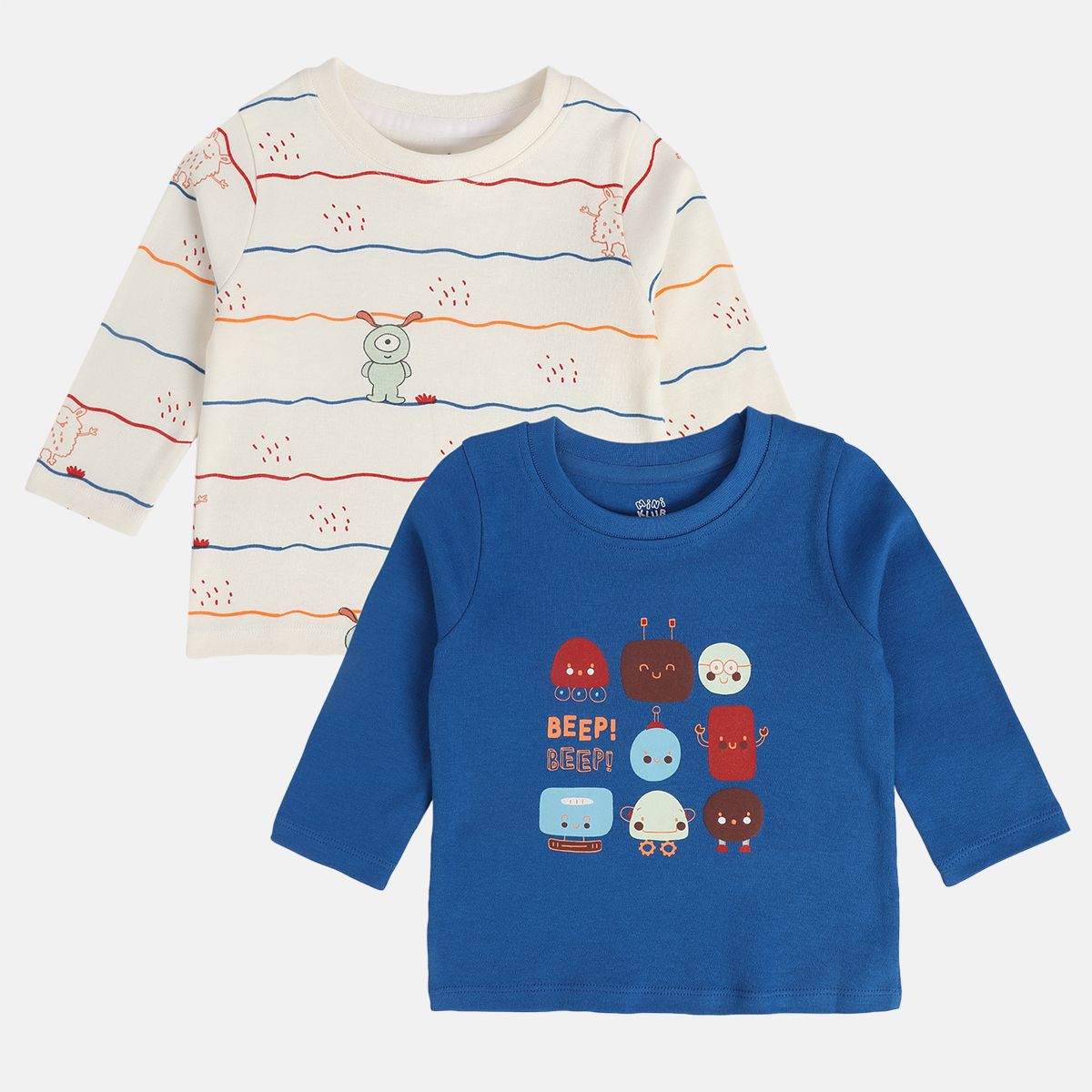 Boys Multicolor Pack Of 2 T-Shirt