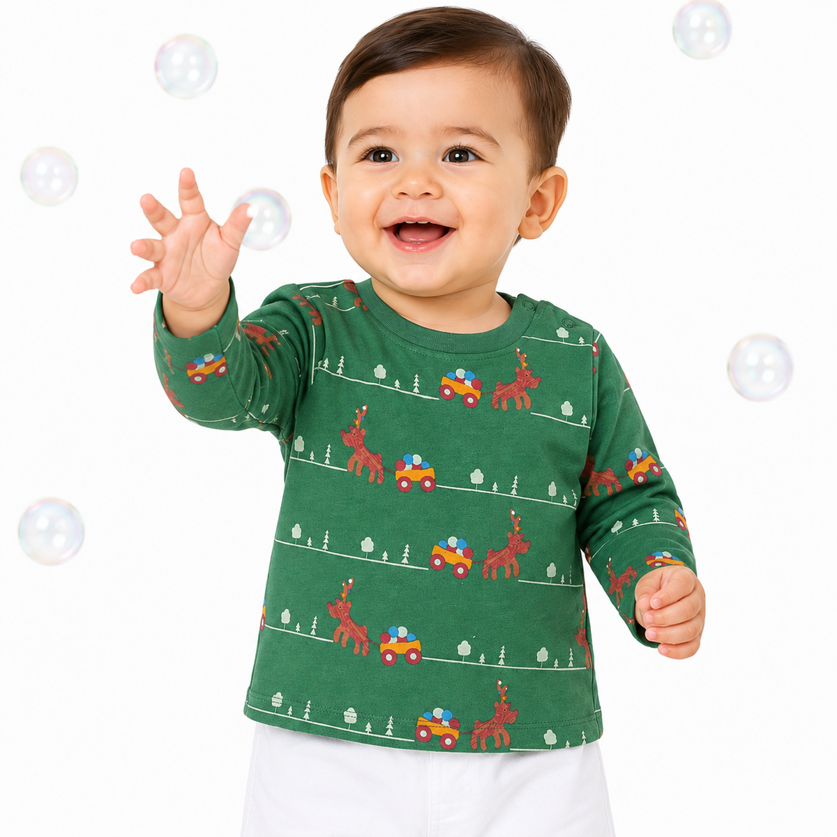 Baby boys Multicolor Cotton Pack of 2 T Shirt Casual Wear