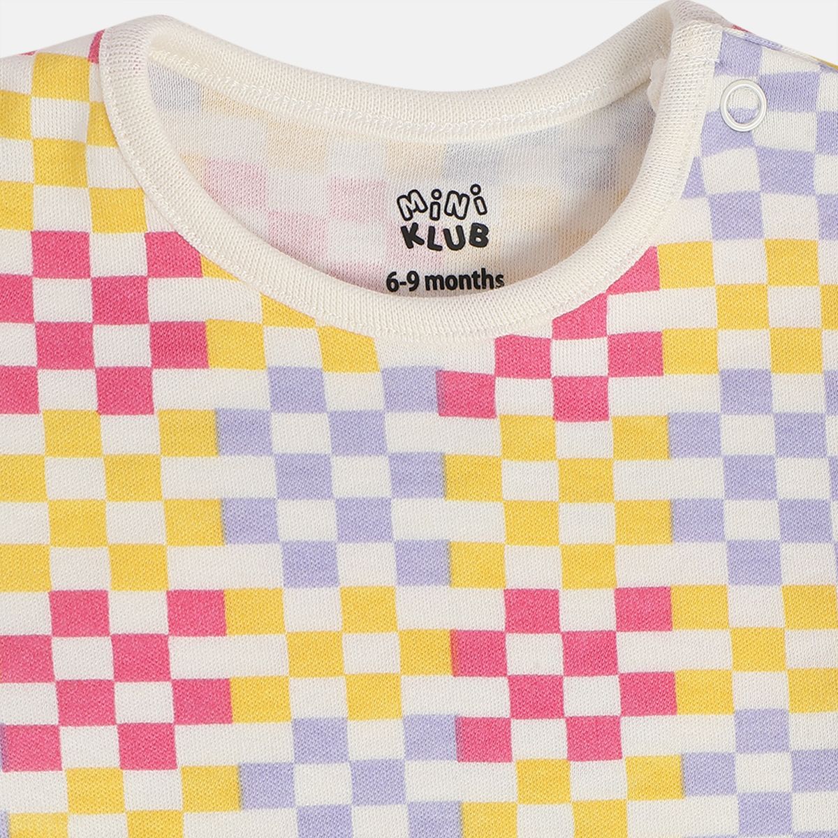 Girls Multicolor Pack Of 2 Body Suit