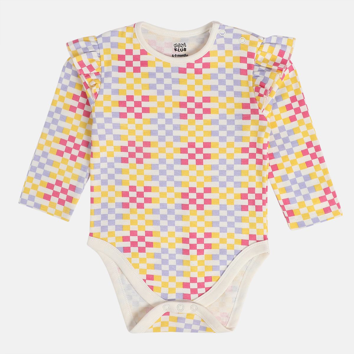 Girls Multicolor Pack Of 2 Body Suit