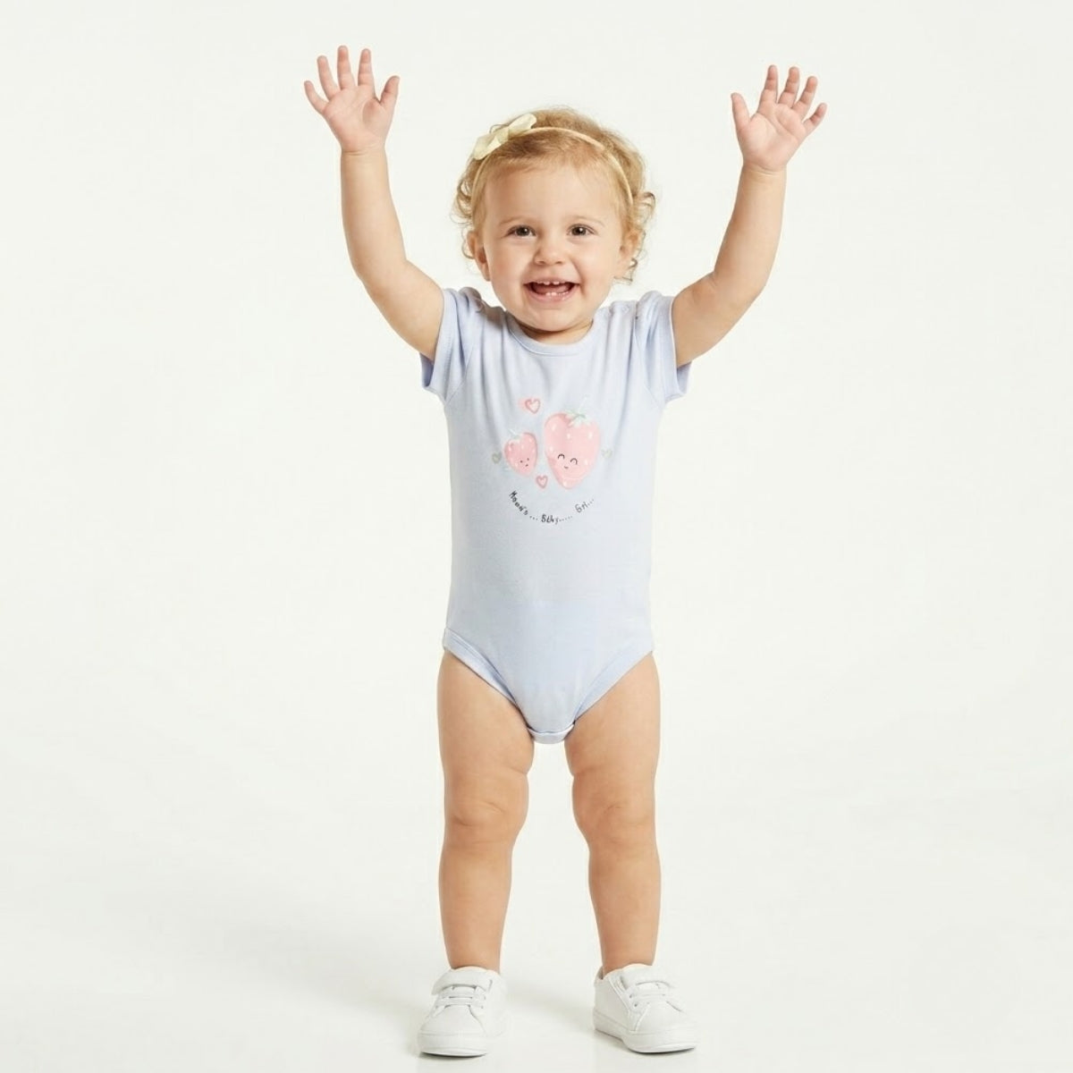 Baby Girls Pack Of 3 Cotton printed Body Suit, Green & Blue