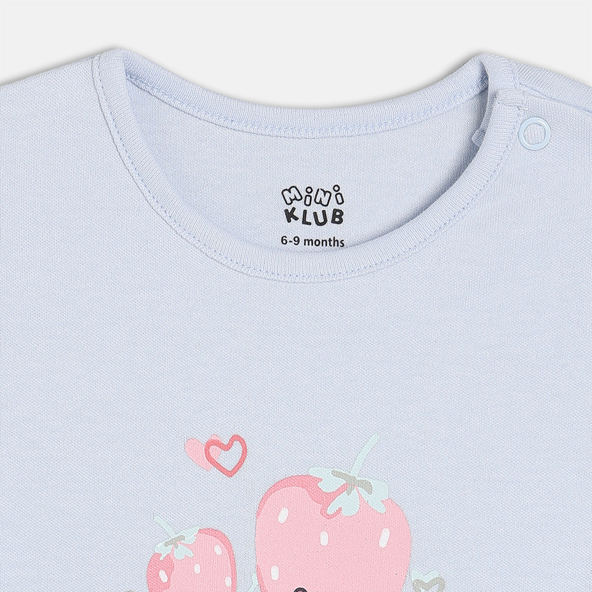 Girls Pack Of 3 Round Neck Long Sleeve Body Suit - Multi