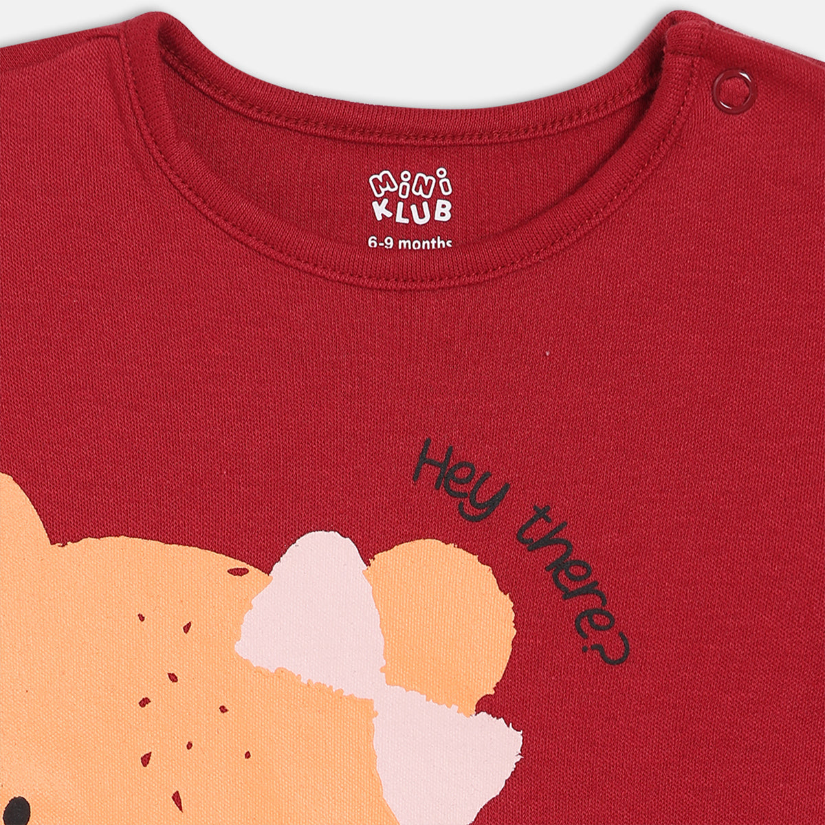 Girls Pack Of 3 Round Neck Short Sleeve Body Suit - Coral/White