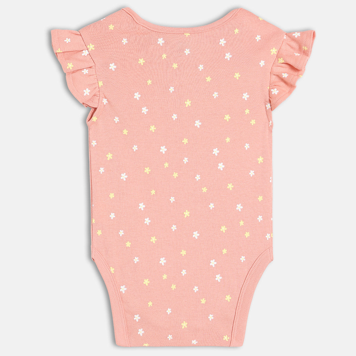 Girls Pack Of 3 Envelop Neck Cap Sleeve Body Suit - Multi